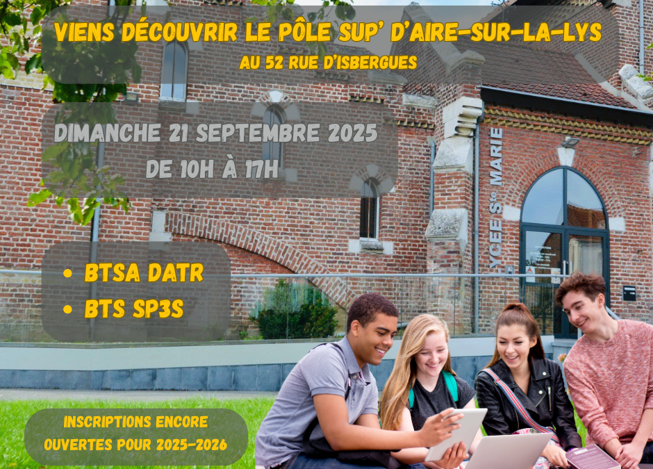 Journée portes ouvertes le Dimanche 21 septembre 2025.